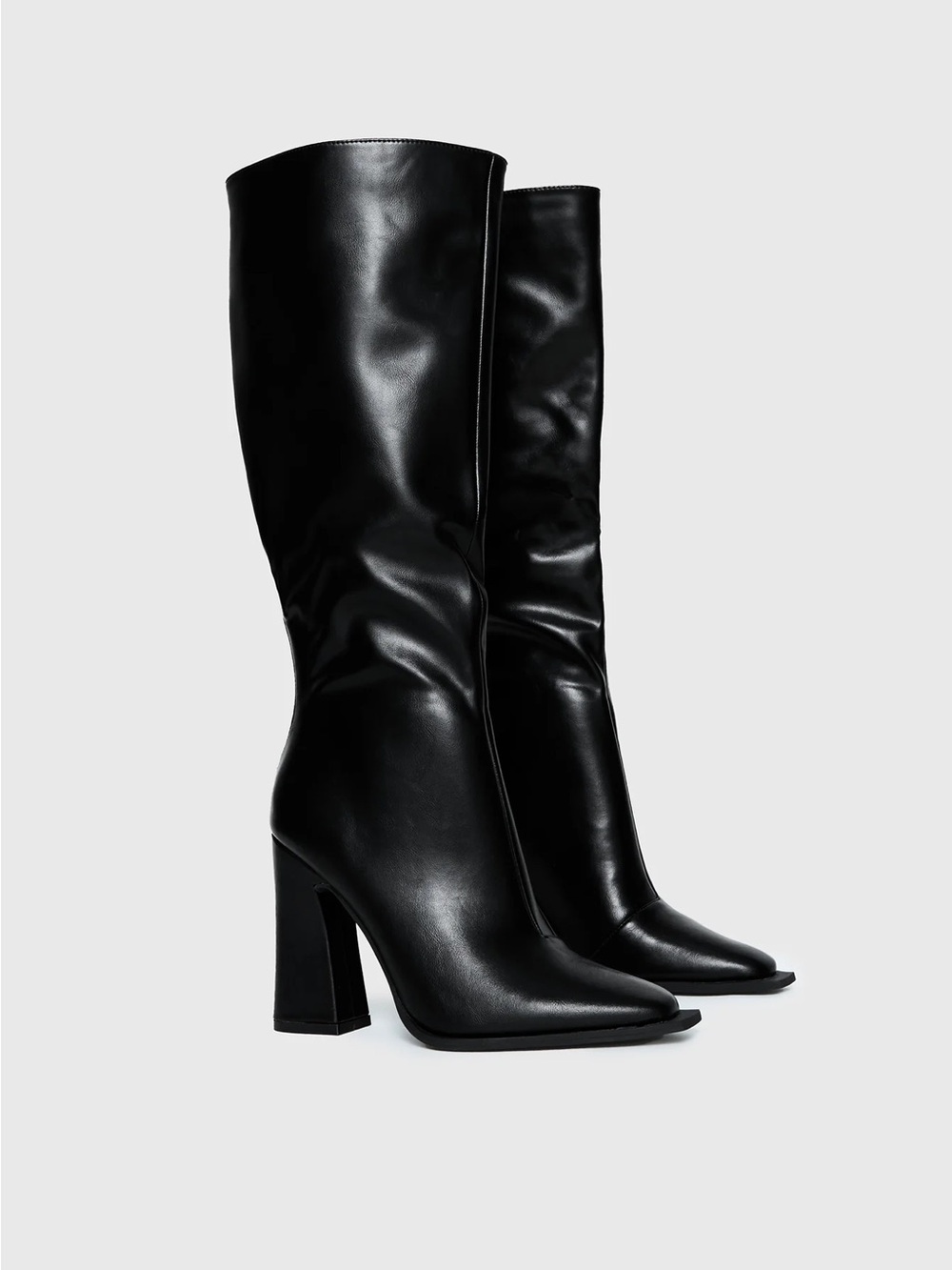 Princess Polly Keeley Boots Matte Black